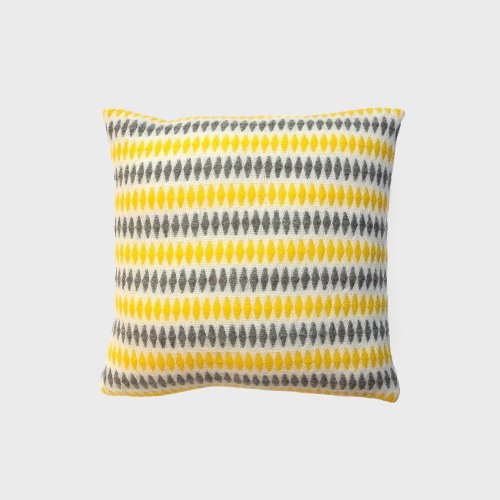 【エストニアのもの】Kelpman textile　クッションカバー HARLEQUIN 40×40size(yellow)