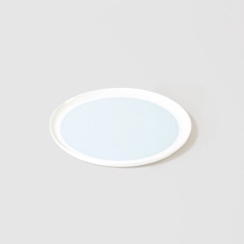 White/LightBlue FlatPlate フラットプレート(12cm)｜1616/arita japan