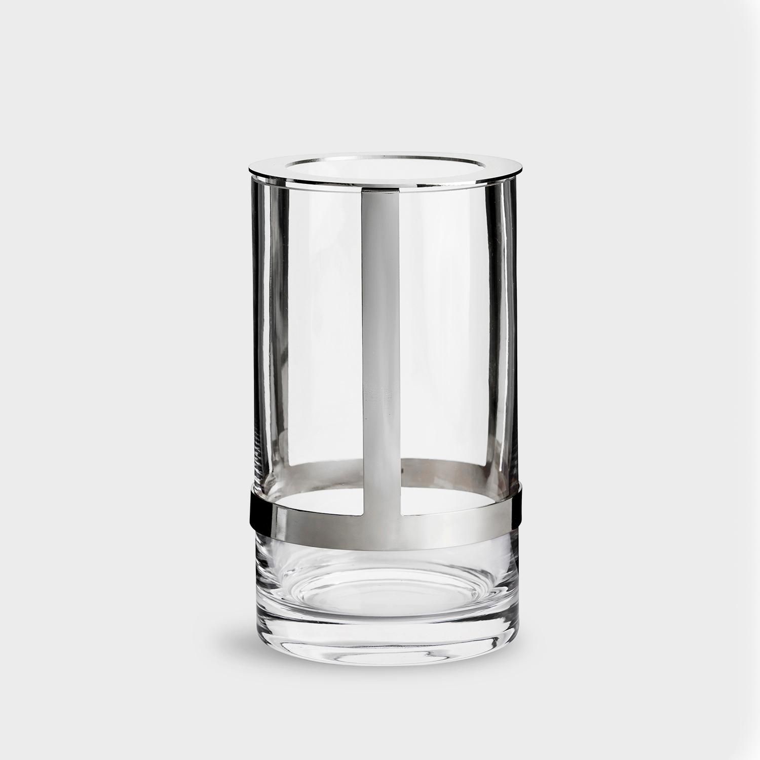 フラワーベース HoldVase M シルバー｜Sagaform