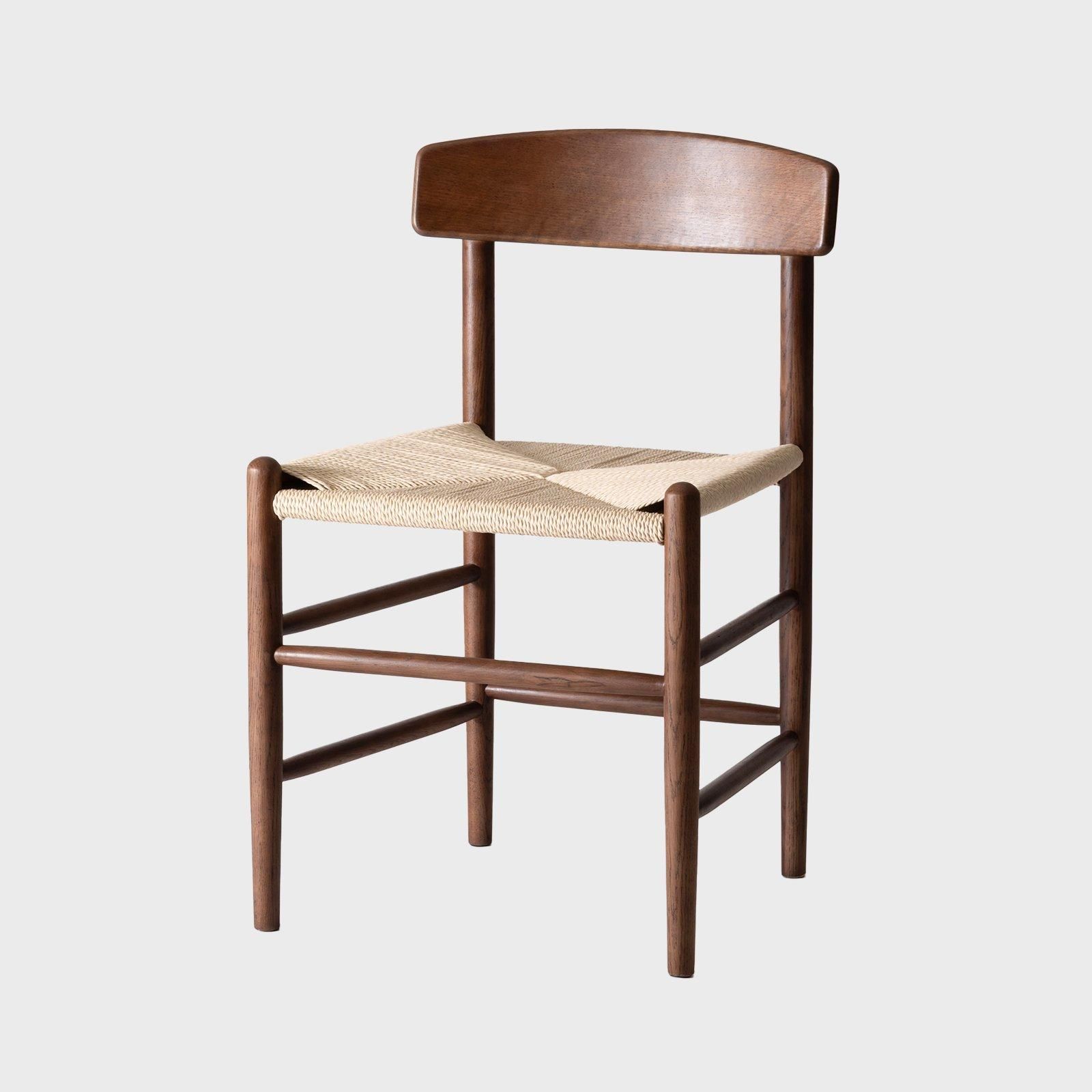 ペーパーコードチェア　1北欧デザイン　アームレスブラウン　茶系　リプロダクト品 ペーパーコードチェア 1北欧デザイン アームレスブラウン 茶系 リ