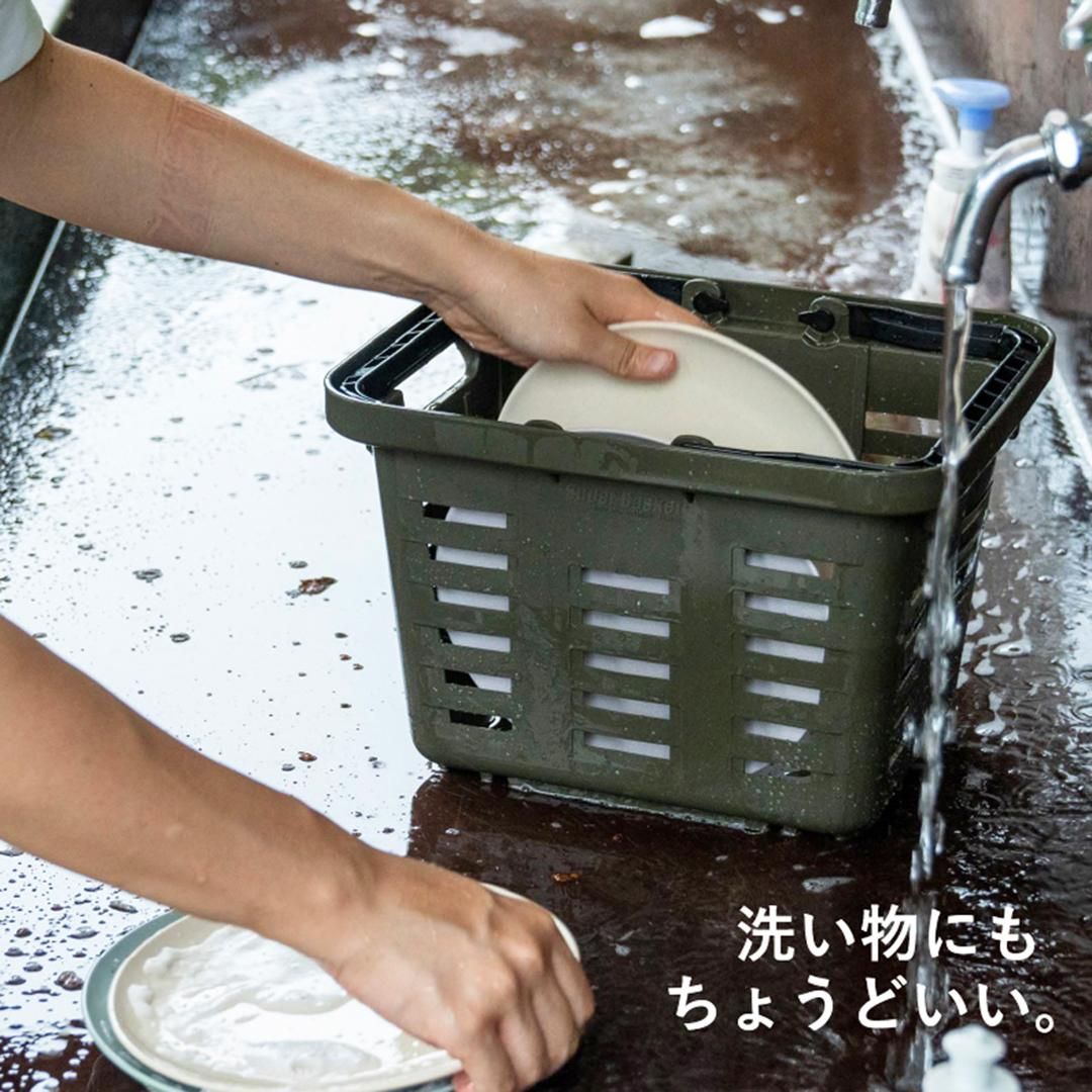 Starke-R ミニバスケット オリーブドラブ STR-310 OD - 角の道具 Starke-R ミニバスケット オリーブドラブ STR-310 OD - 角の道具