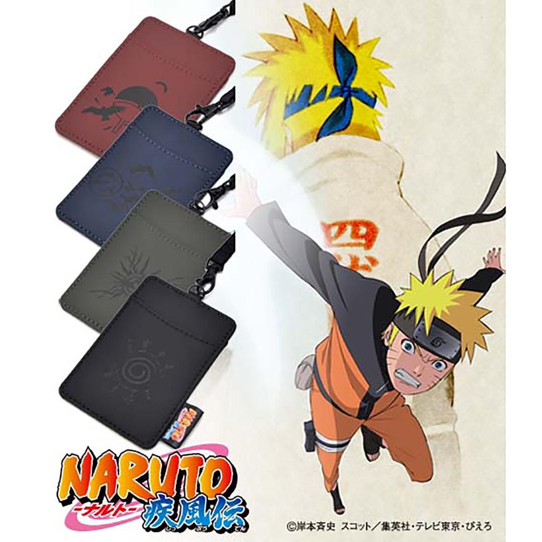 NARUTO 疾風伝 パスケース ブラック(うずまきナルト) NKP21025 NARUTO 疾風伝 パスケース ブラック(うずまきナルト) NKP21025
