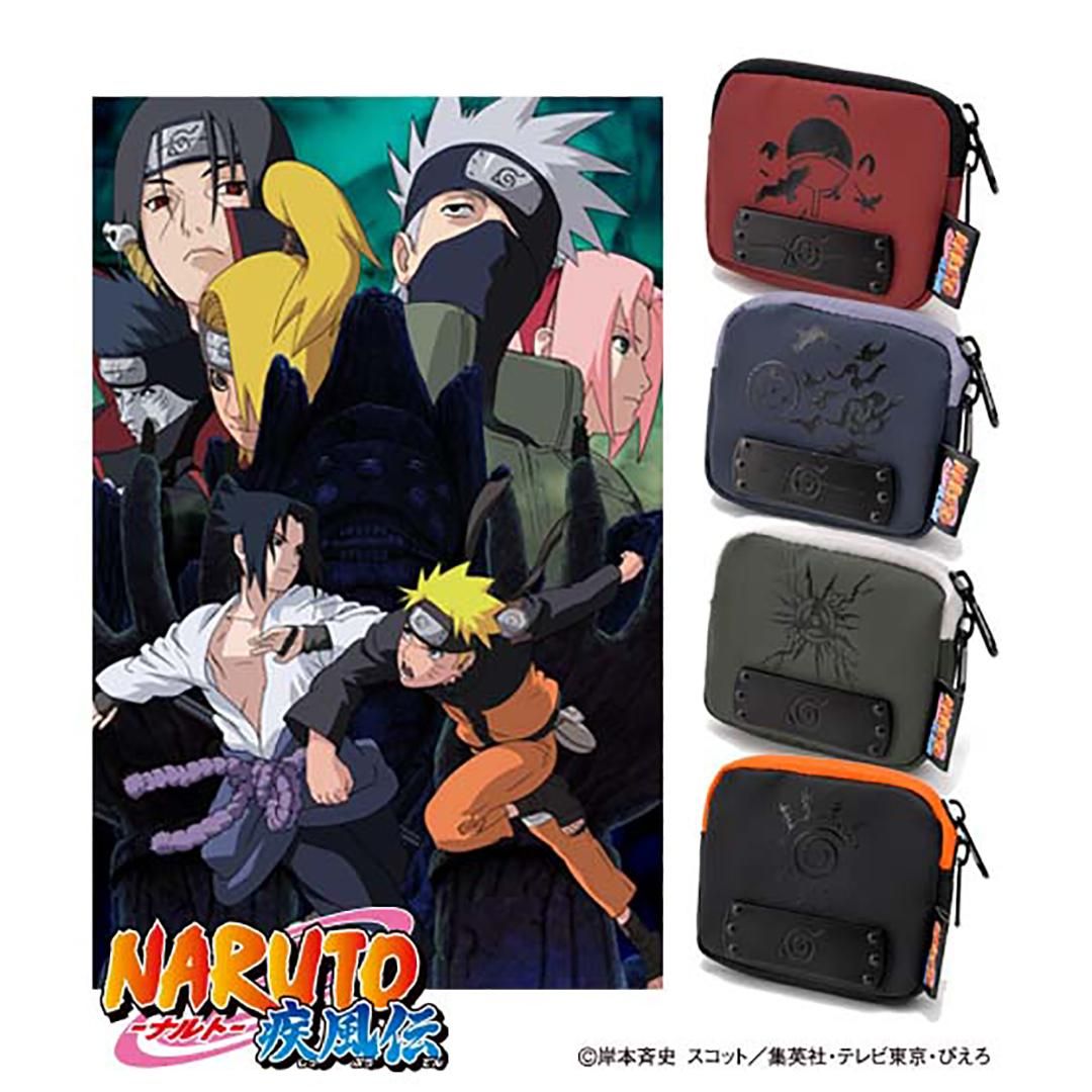 NARUTO 疾風伝 ミニポーチ ネイビー(うちはサスケ) NKP21029 NARUTO 疾風伝 ミニポーチ ネイビー(うちはサスケ) NKP21029
