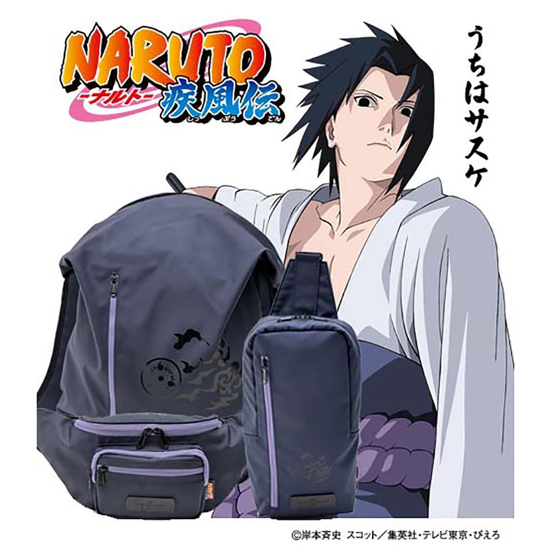 NARUTO 疾風伝 ウエストバッグ ネイビー(うちはサスケ NARUTO 疾風伝 ウエストバッグ ネイビー(うちはサスケ