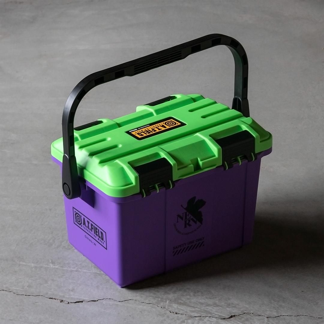 エヴァ　ブルームボックス A.T.FIELD EVANGELION WORK ツールボックス17L 初号機モデル ATF