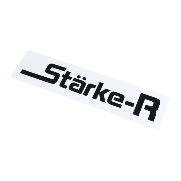 Starke-R タイプステッカー ブラック Mサイズ（22x5.5cm） STR-CS-CBK-M 日本製