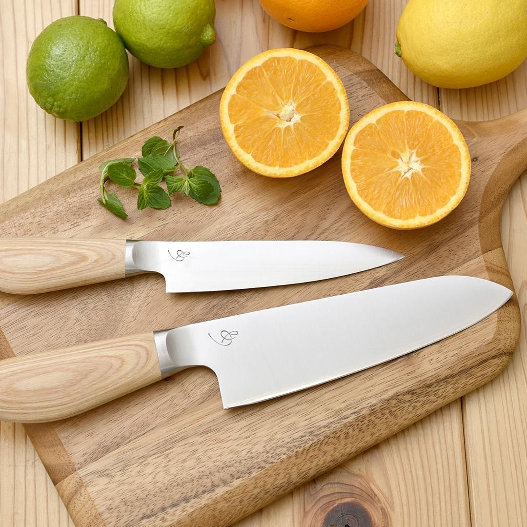 隣あわせの幸せギフト めおと めおと包丁 三徳包丁 MH-002 燕三条×関