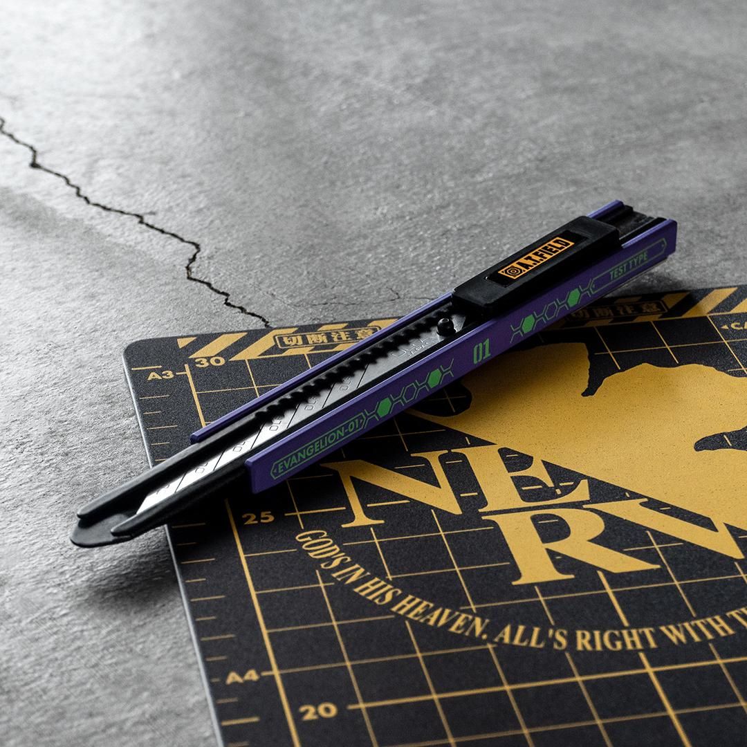 特典ステッカー対象】 A.T.FIELD EVANGELION WORK 細工カッター （初