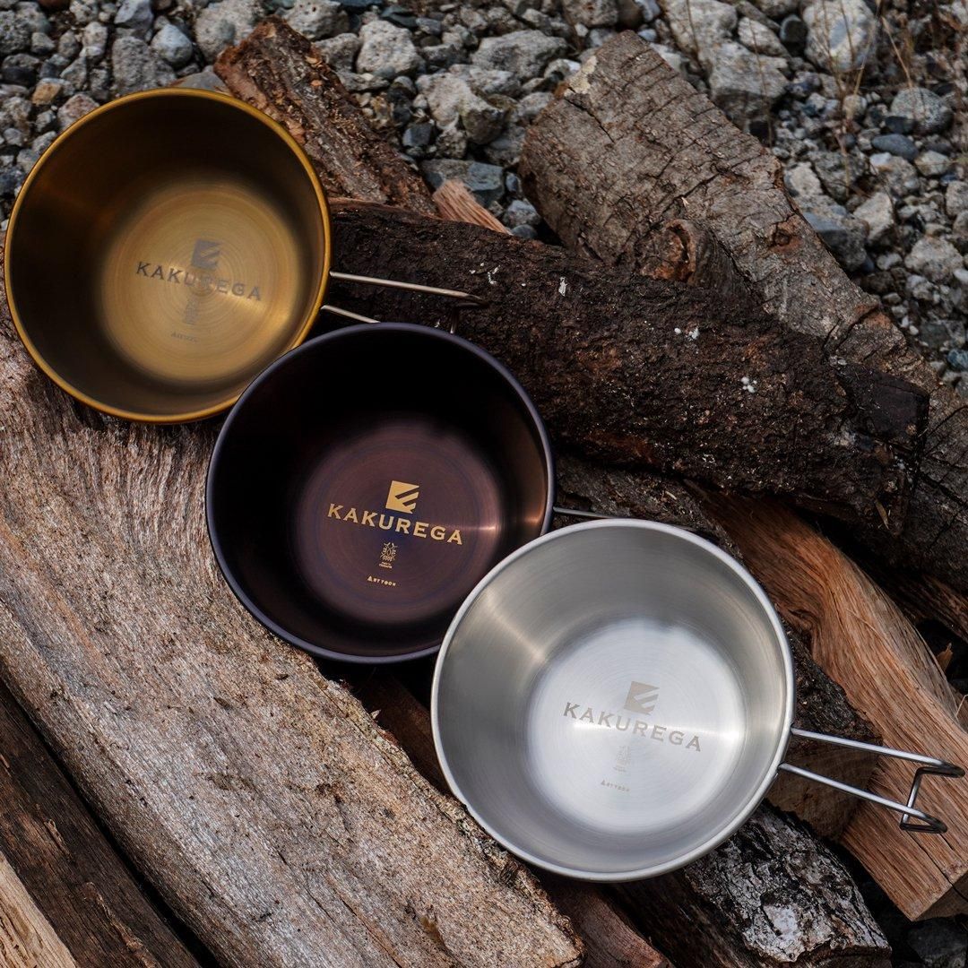 公式ストア】KAKUREGA チタンシェラカップ（ゴールド仕上げ） - 角の
