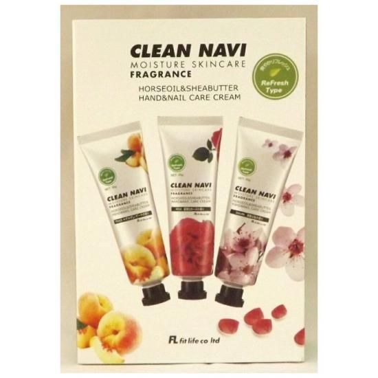 クリーンナビ ハンド＆ネイルケアモイスチャークリーム【ギフトBOX