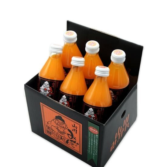 山川みかんジュース180ml×6本セット(極早生・コクみかん・早生