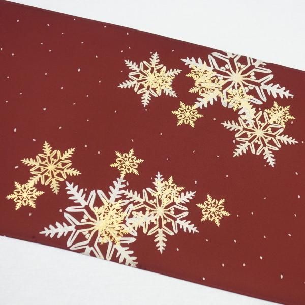 染名古屋帯 「雪の結晶」 - 銀座 越後屋 公式オンラインストア 染名古屋帯 「雪の結晶」 - 銀座 越後屋 公式オンラインストア