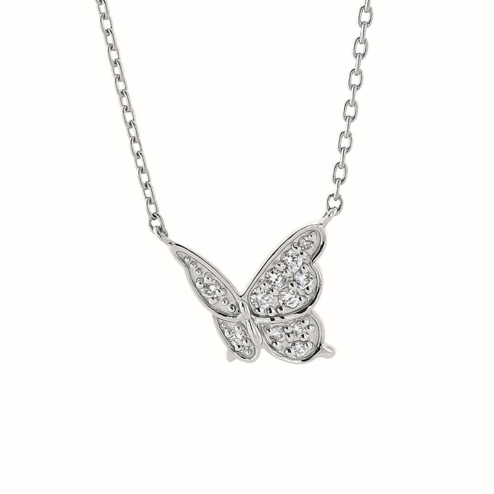 Papillon -パピヨン-ダイヤモンドネックレス PT – JaMais Jewelry
