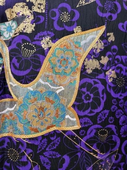 振袖 紫 山本寛斎 シンプル