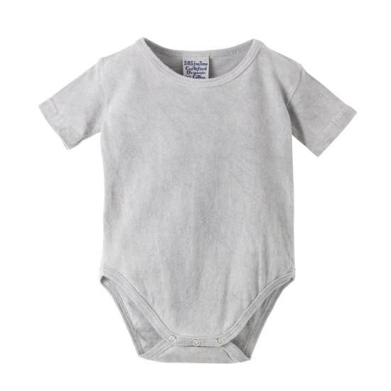 Hemp Charcoal Dyed Baby ROMPER - 【公式】野州麻炭Lab