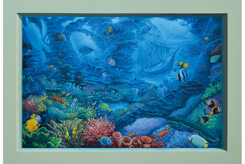 隠し絵シリーズ全8種より 海底かくれんぼ トリックアート公式ネットショップ