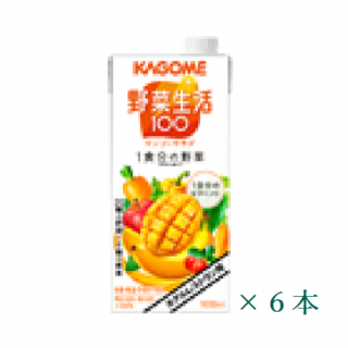 カゴメ　HR用野菜生活100マンゴーサラダ　1L　6本の商品画像