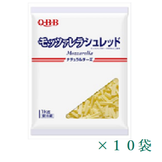六甲バター　QBBモッツァレラシュレッド　1kg　10袋の商品画像