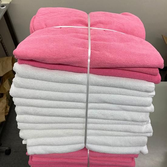 ⚫バスタオルウエス 白100枚 ○薄め○B級品○ ○圧縮梱包