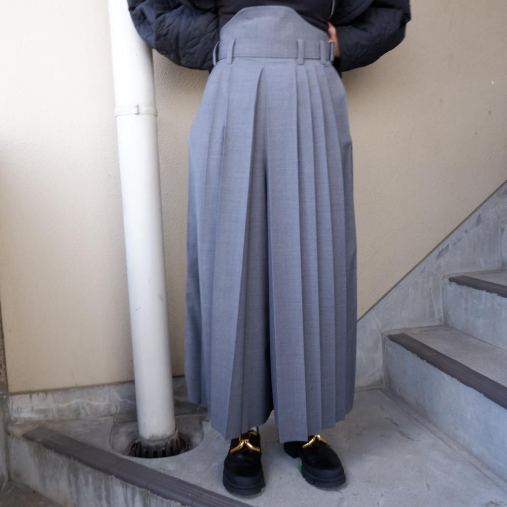 hatra ハトラ hak pleats pants 22FW grey グレー-