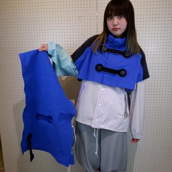 ジャケット・アウター megmiura THREE LAYER VEST PONCHO megmiura THREE LAYER VEST PONCHO