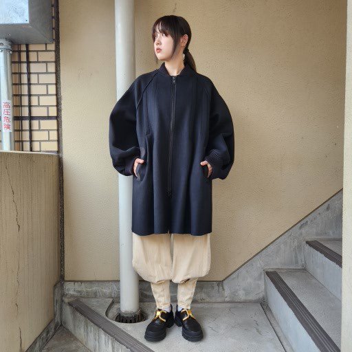 【MEGMIURA】Wool MA-01 BLACKブークレー