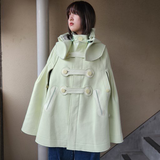 <img class='new_mark_img1' src='https://img.shop-pro.jp/img/new/icons1.gif' style='border:none;display:inline;margin:0px;padding:0px;width:auto;' />【MEGMIURA】Poncho(LIME)