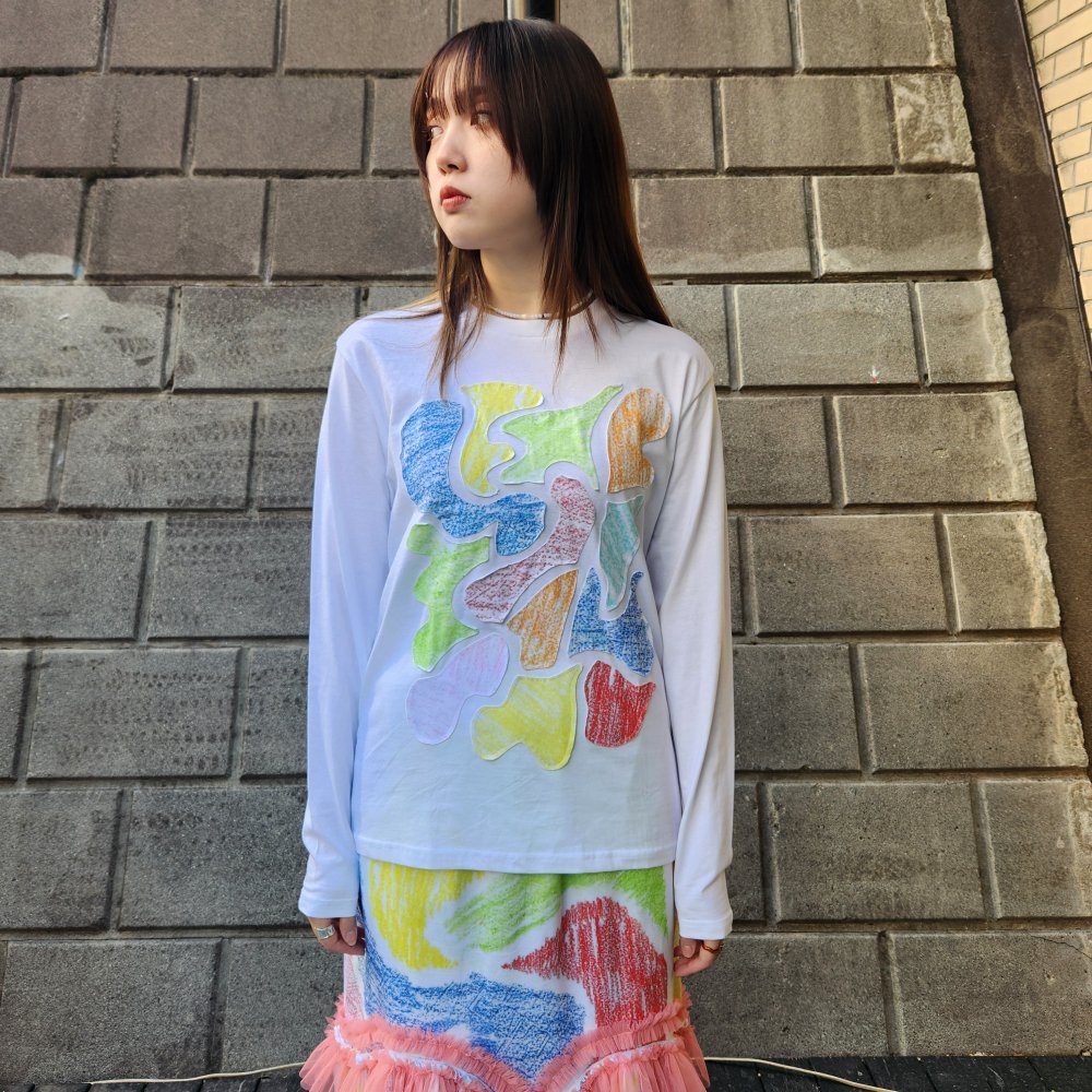 <img class='new_mark_img1' src='https://img.shop-pro.jp/img/new/icons1.gif' style='border:none;display:inline;margin:0px;padding:0px;width:auto;' />TYPICAL FREAKSPASTEL CRAY ON LONG SLEEVE T-SHIRT