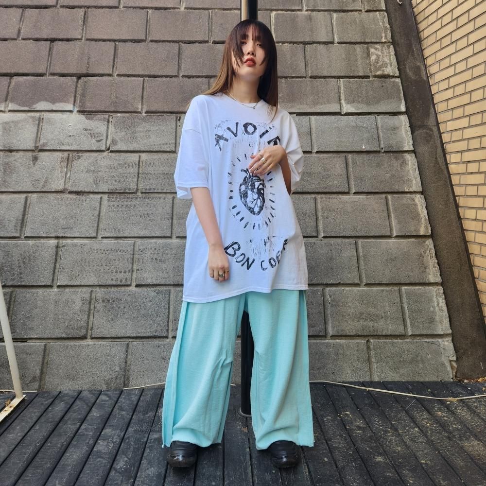 NACO PARISOVERSIZED BON COEUR T-SHIRT(WHITE)