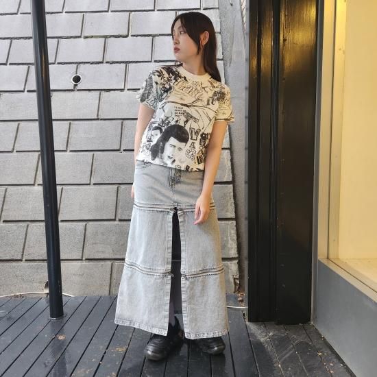 VAQUERA】WOMENS ZIPPER SKIRT VAQUERA】WOMENS ZIPPER SKIRT