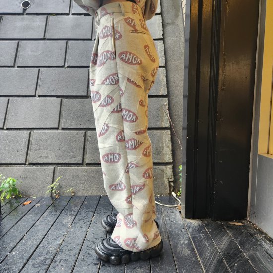 【AMOK】NEEDLE PUNCH PANTS