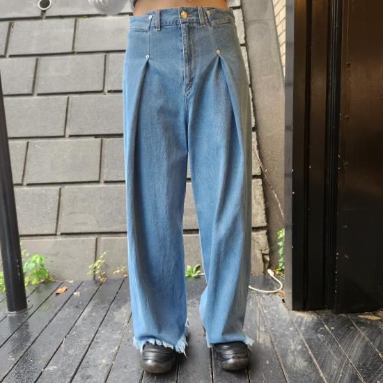 <img class='new_mark_img1' src='https://img.shop-pro.jp/img/new/icons1.gif' style='border:none;display:inline;margin:0px;padding:0px;width:auto;' />provoketuck wide denim(BLUE)