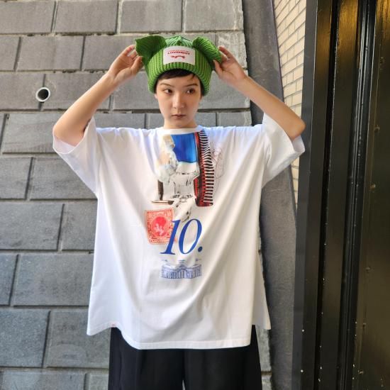 国内発送■CHARLES JEFFREY LOVERBOY■OVERSIZED 10 YEAR TEE CHARLES JEFFEREY LOVERBOY】OVERSIZE 10YEAR TEE