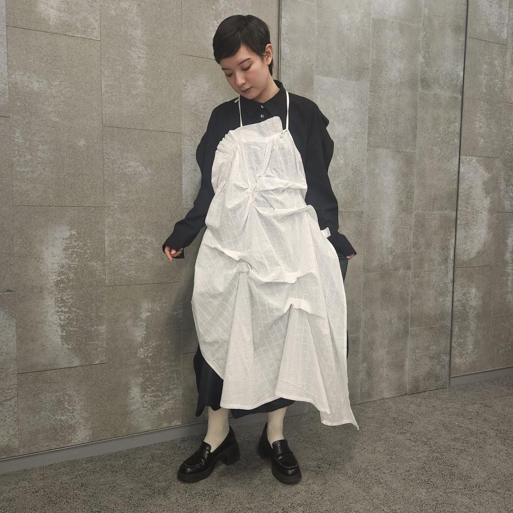 <img class='new_mark_img1' src='https://img.shop-pro.jp/img/new/icons1.gif' style='border:none;display:inline;margin:0px;padding:0px;width:auto;' />CREATE CLAIRSPROUTING DRAPE APRON DRESS(LACE)
