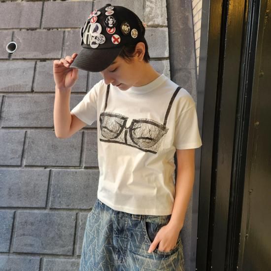 VAQUERA】 WOVEN BRA T-SHIRT KNIT