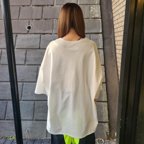 BALMUNG】 Print Big T-Shirt (WHITE)