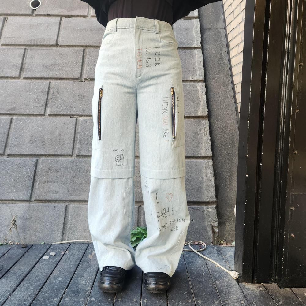 BASE MARK】 TUCKED DENIM
