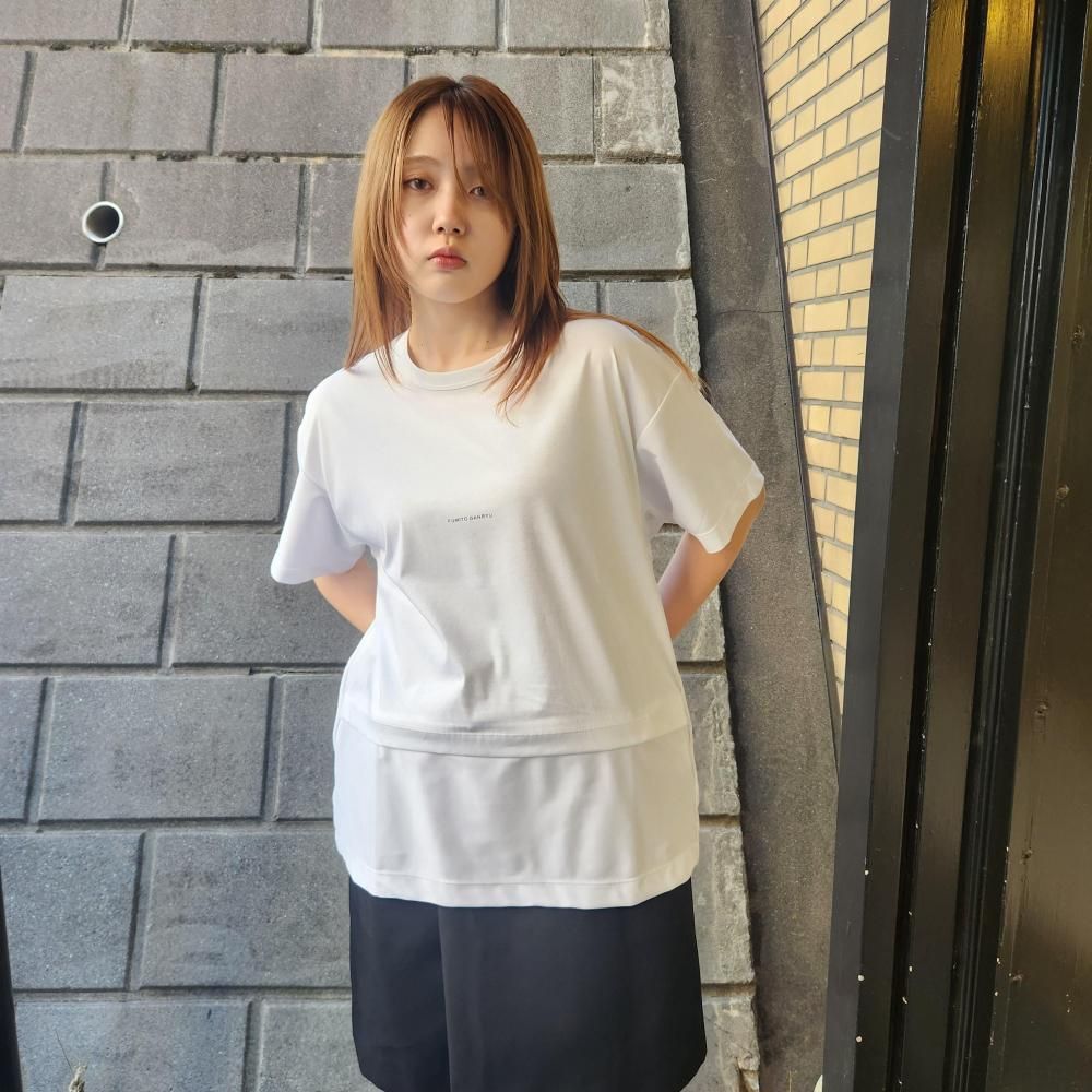 <img class='new_mark_img1' src='https://img.shop-pro.jp/img/new/icons1.gif' style='border:none;display:inline;margin:0px;padding:0px;width:auto;' />FUMITO GANRYU Mantle tee-A (WHITExWHITE)