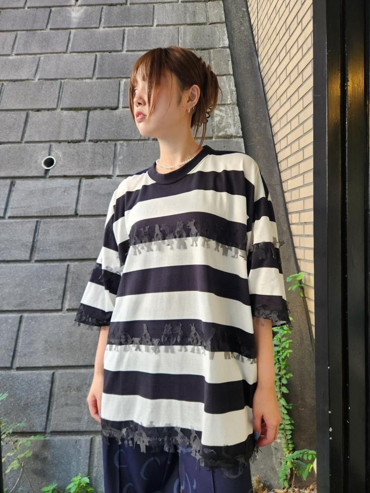 <img class='new_mark_img1' src='https://img.shop-pro.jp/img/new/icons1.gif' style='border:none;display:inline;margin:0px;padding:0px;width:auto;' />AMOKMONSTER BORDER TEE(BLUE)