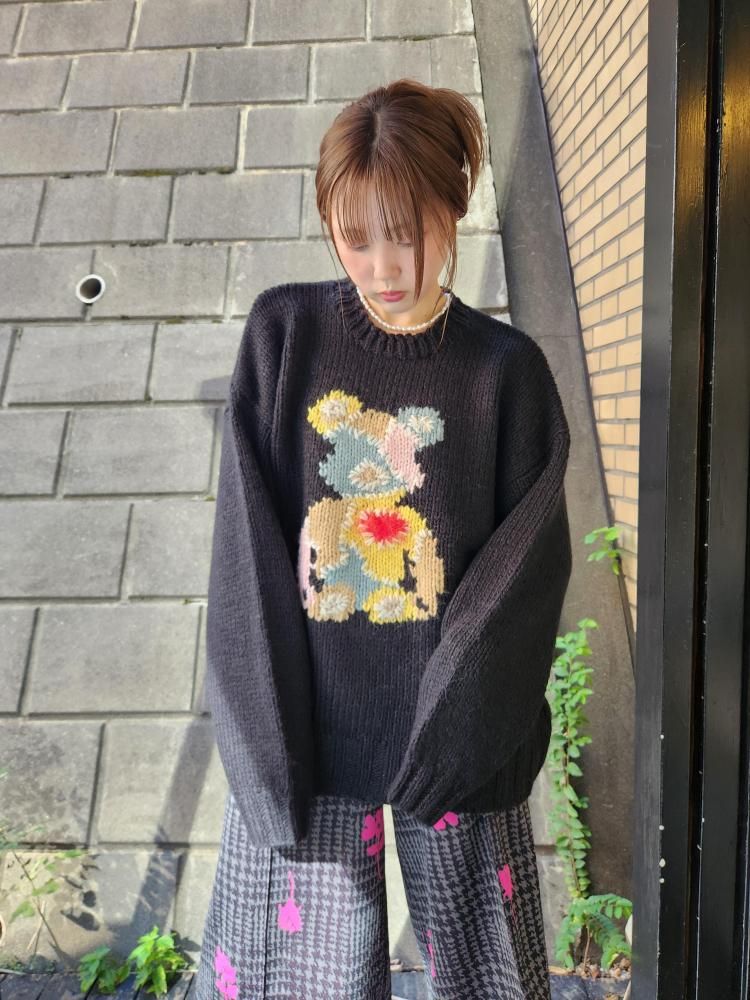 <img class='new_mark_img1' src='https://img.shop-pro.jp/img/new/icons1.gif' style='border:none;display:inline;margin:0px;padding:0px;width:auto;' />AMOKBEARBRIK KNIT(BLACK)