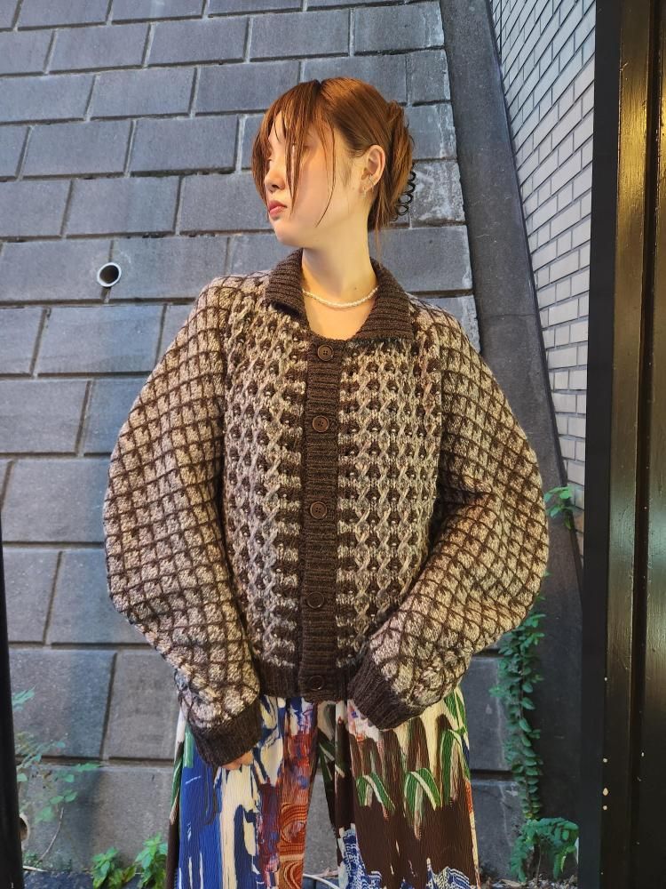 <img class='new_mark_img1' src='https://img.shop-pro.jp/img/new/icons1.gif' style='border:none;display:inline;margin:0px;padding:0px;width:auto;' />HENRIK VIBSKOVKIMCHI CARDIGAN(BROWN)