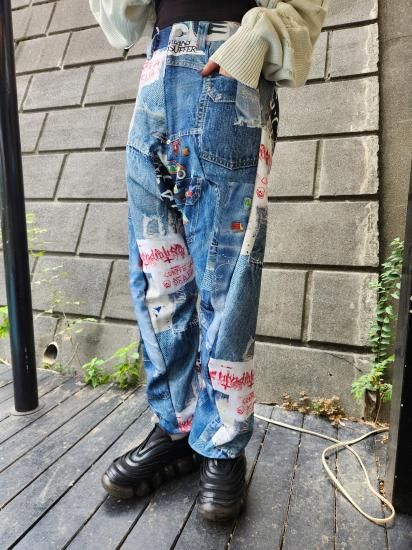 <img class='new_mark_img1' src='https://img.shop-pro.jp/img/new/icons1.gif' style='border:none;display:inline;margin:0px;padding:0px;width:auto;' />BODYSONG.3DCUT TTROUSERS(BLUE)