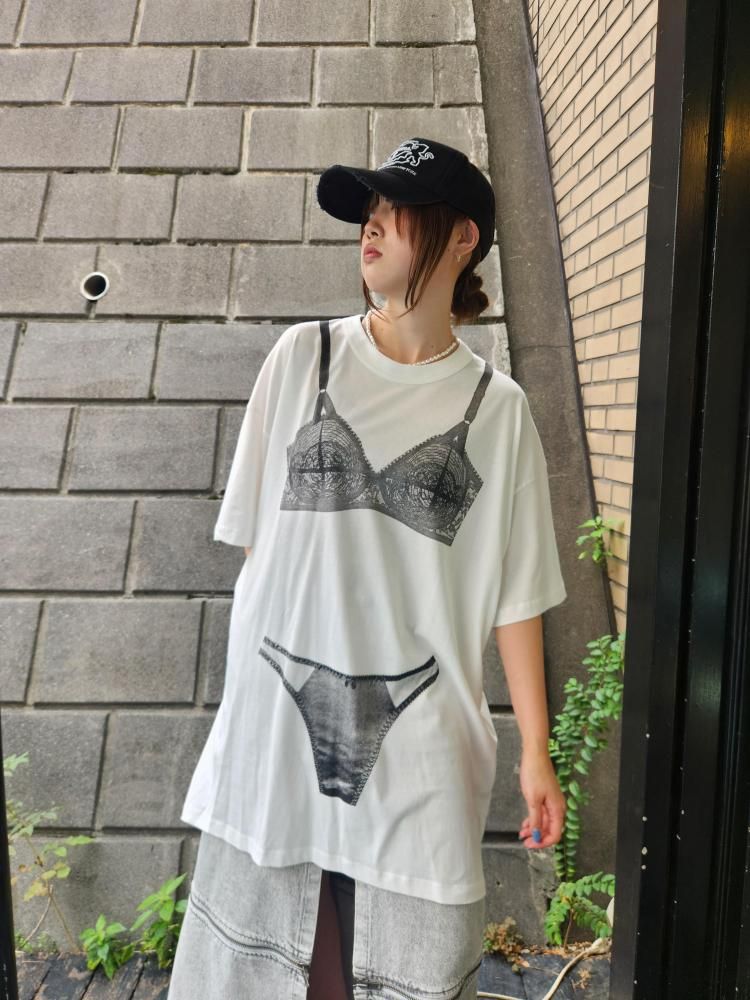 <img class='new_mark_img1' src='https://img.shop-pro.jp/img/new/icons1.gif' style='border:none;display:inline;margin:0px;padding:0px;width:auto;' />VAQUERA.WOMEN  TROMPE LOEIL TALL TEE KNIT