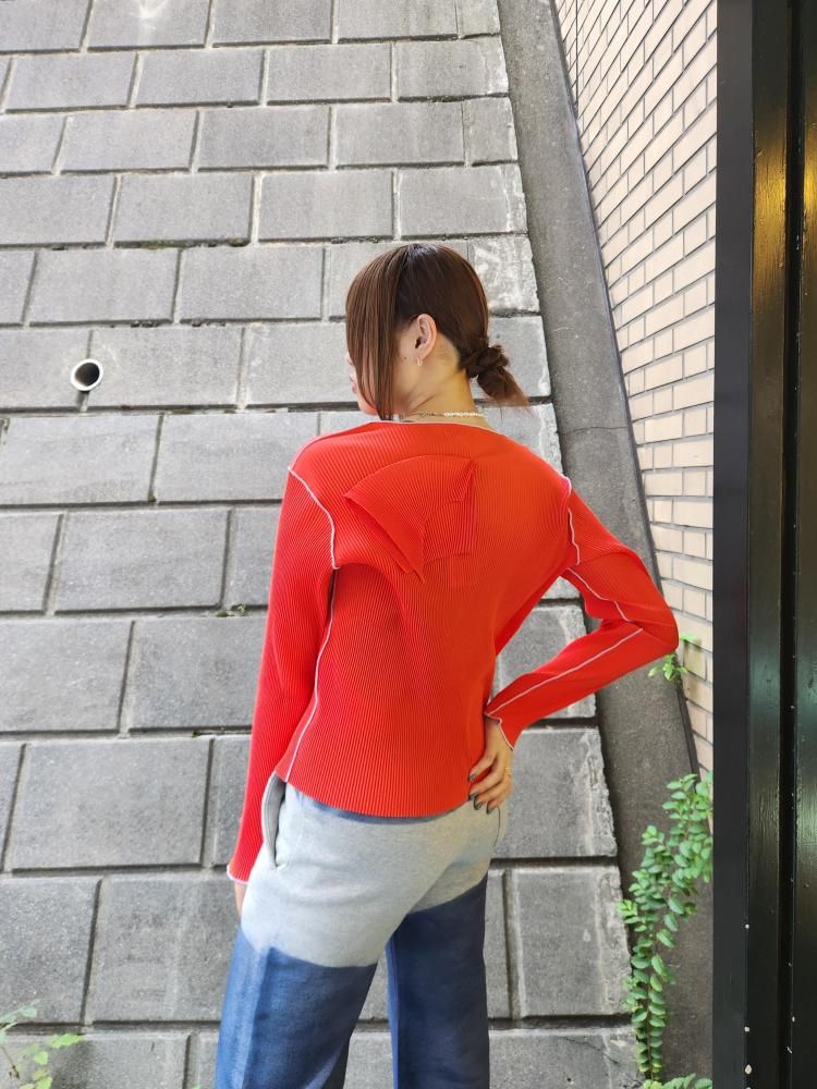 <img class='new_mark_img1' src='https://img.shop-pro.jp/img/new/icons1.gif' style='border:none;display:inline;margin:0px;padding:0px;width:auto;' />kotohayokozawaT*D* WAVE LONG SLEEVE TOP(RED)