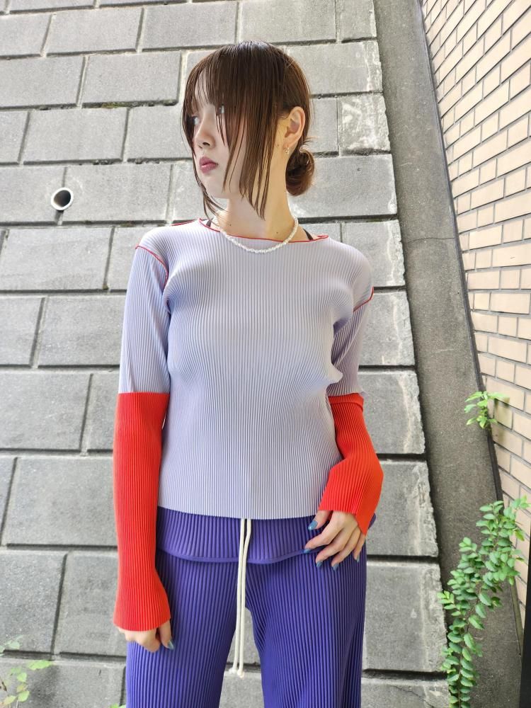 <img class='new_mark_img1' src='https://img.shop-pro.jp/img/new/icons1.gif' style='border:none;display:inline;margin:0px;padding:0px;width:auto;' />kotohayokozawaARM COVER TOP *HIGH NECK TYPE(LAVENDER)