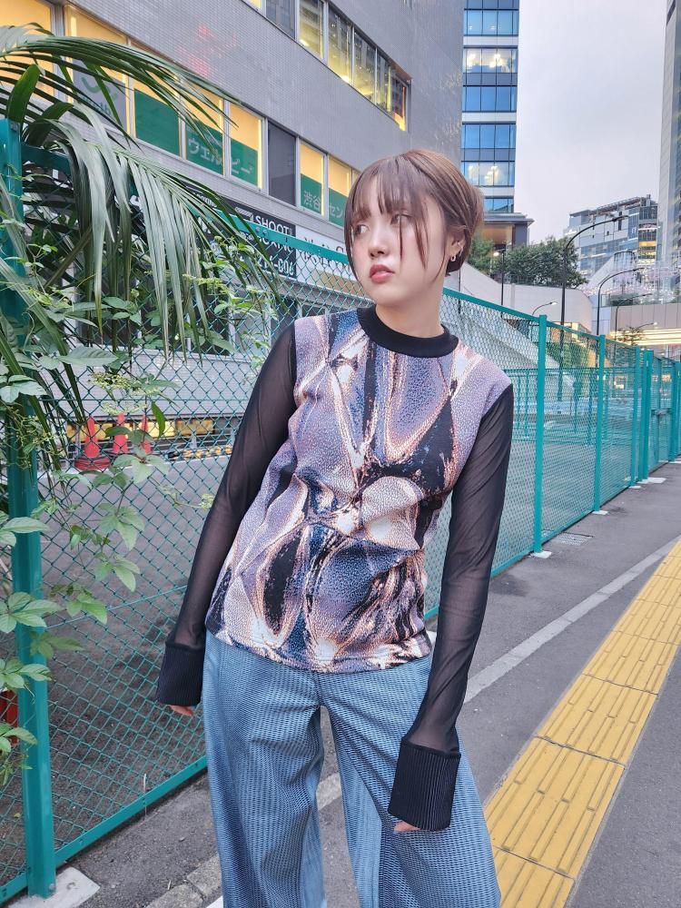 <img class='new_mark_img1' src='https://img.shop-pro.jp/img/new/icons1.gif' style='border:none;display:inline;margin:0px;padding:0px;width:auto;' />HATRATime-Lapse Knit Top(NIGHT)