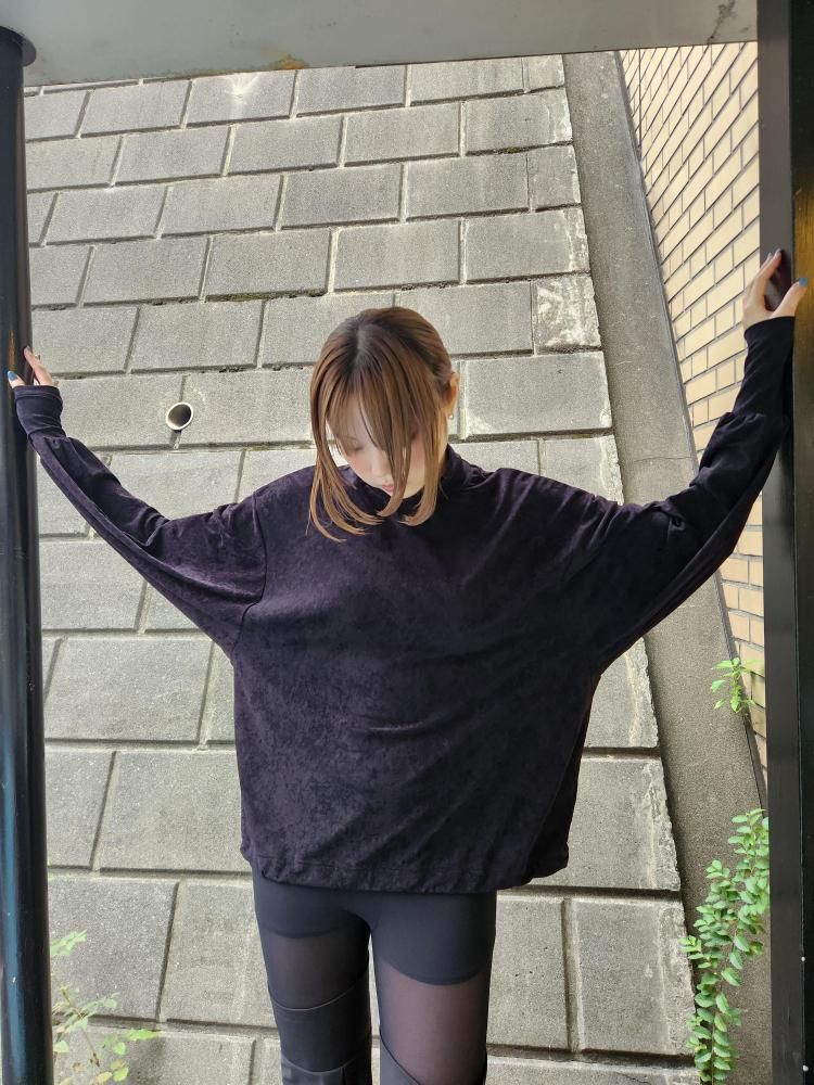 <img class='new_mark_img1' src='https://img.shop-pro.jp/img/new/icons1.gif' style='border:none;display:inline;margin:0px;padding:0px;width:auto;' />HATRALunar Velour Top