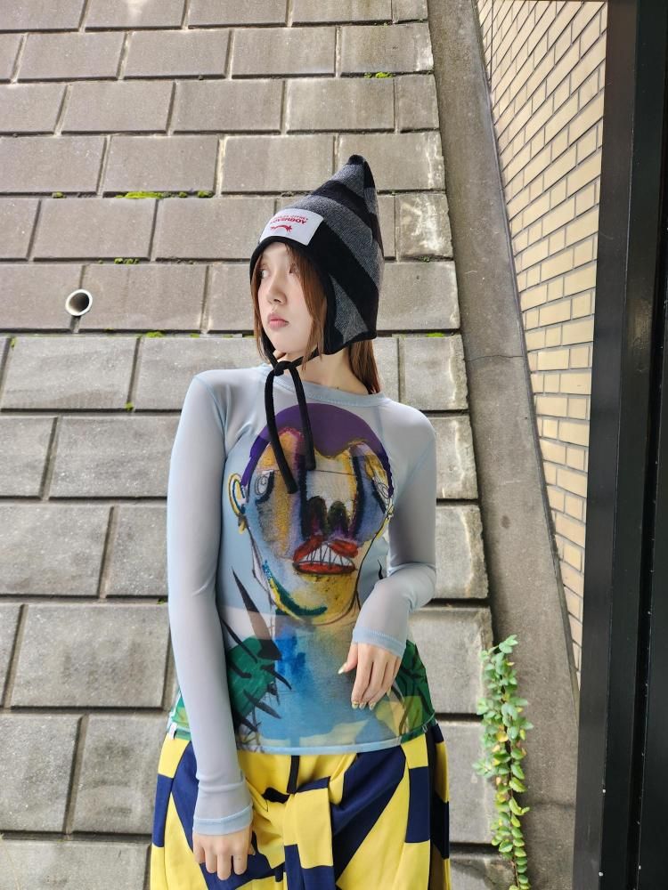 <img class='new_mark_img1' src='https://img.shop-pro.jp/img/new/icons1.gif' style='border:none;display:inline;margin:0px;padding:0px;width:auto;' />CHARLES JEFFREY LOVERBOYPOWERMESH LONG SLEEVE TEE 