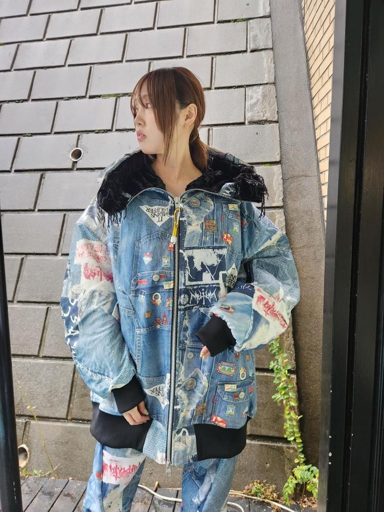 <img class='new_mark_img1' src='https://img.shop-pro.jp/img/new/icons1.gif' style='border:none;display:inline;margin:0px;padding:0px;width:auto;' />BODYSONG.ROUND SILHOUETTE TROMPE LOEIL N2B JUV(BLUE)