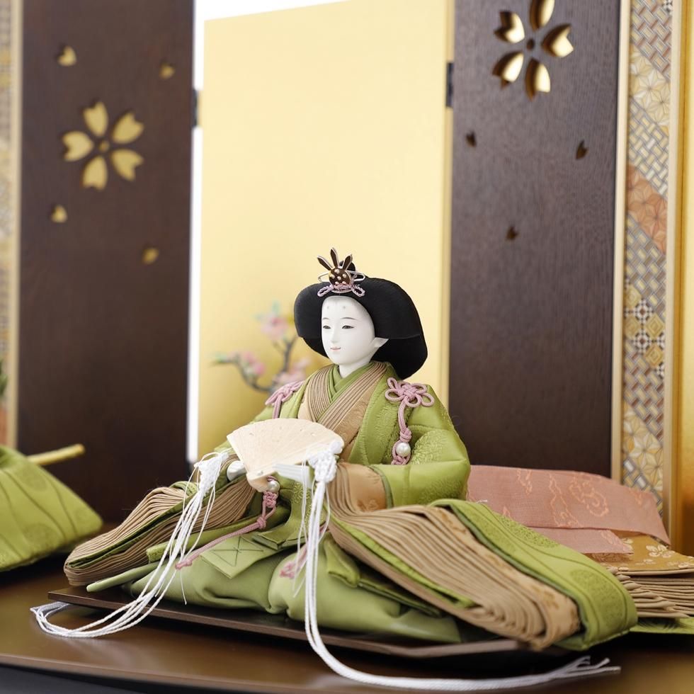 翠 - sui - 清水久遊作 ひな人形|永光【EIKO-DOLL】公式 翠 - sui - 清水久遊作 ひな人形|永光【EIKO-DOLL】公式